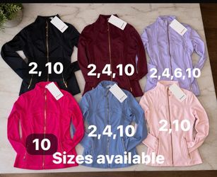 Lululemon Jackets (updated sizes)