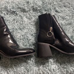Size 6 Forever 21 Vinyl boot 
