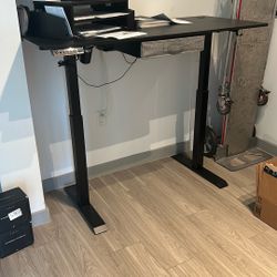 FEZIBO Height Adjustable Electric Standing Desk, 55 x 24 Inches