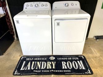 GE Matching Top Load Washer & Dryer Set 🛡️ 30-Day Warranty
