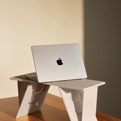 TopJob Origamie SlimFold Laptop Desk & Stand，Ergonomic Computer Stand，Portable Laptop Riser Stylish
