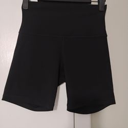 Black High-Waist Biker Shorts size 4