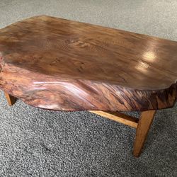 Live Edge Coffee Or End Table