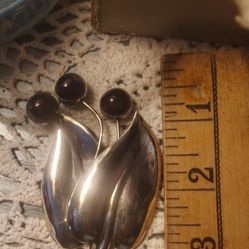 Large Sterling Brooch  Price Reduced