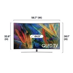 65 inch Samsung Curved Smart TV