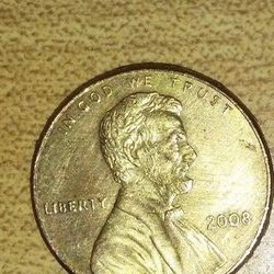 Gold Tinted Penny 