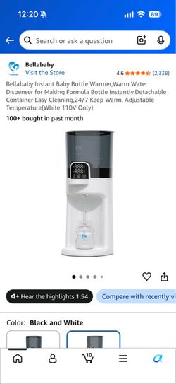 Bellababy Instant Baby Bottle Warmer