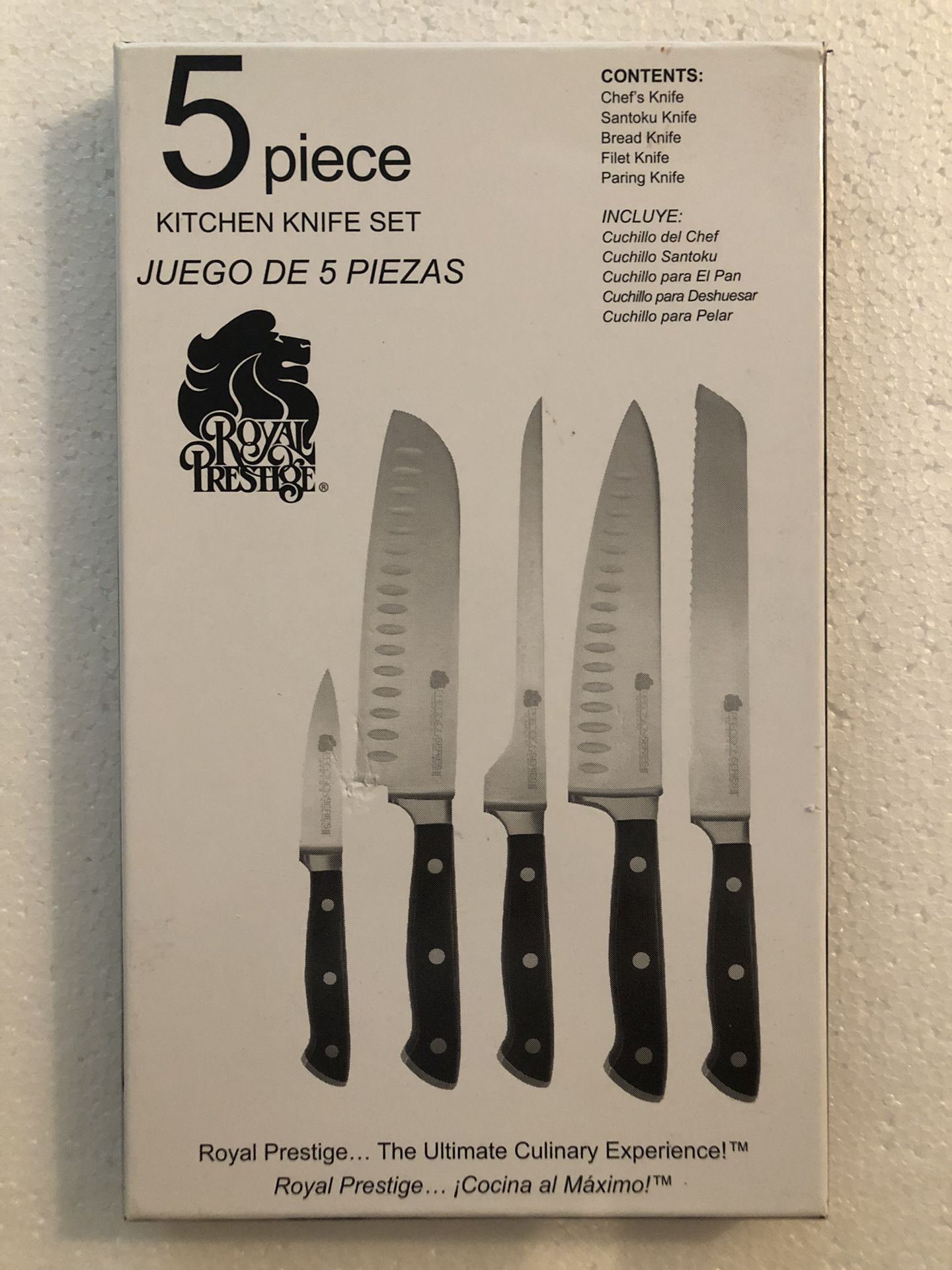 Royal Prestige 5 Piece Kitchen Knife Set (Precision Series 3)