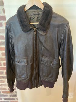 Vintage Leather Flight Jacket