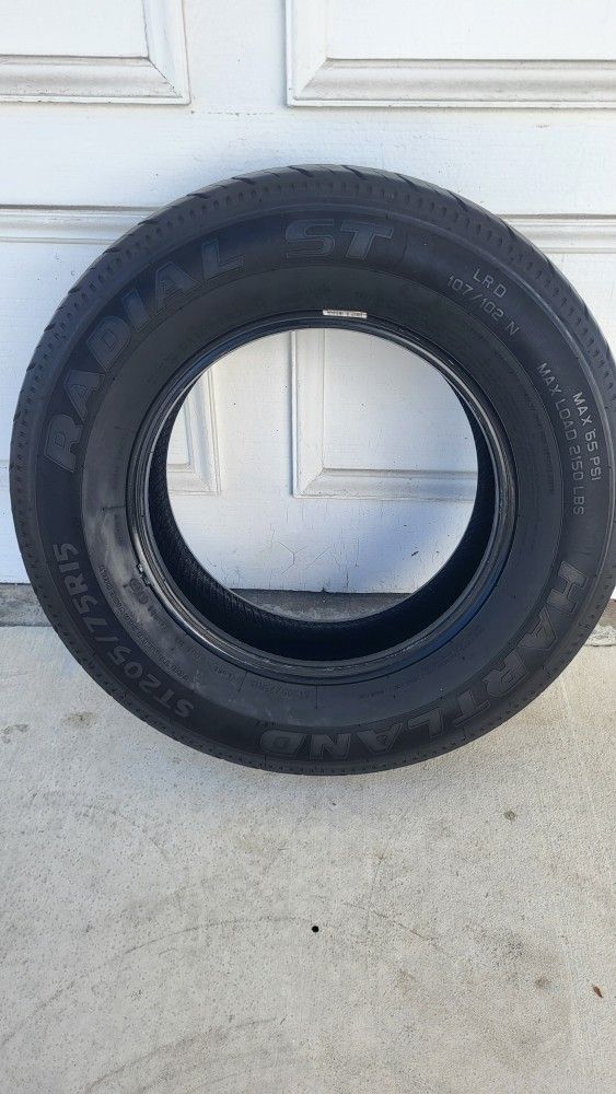 Spare Trailer Tire 205/75/15