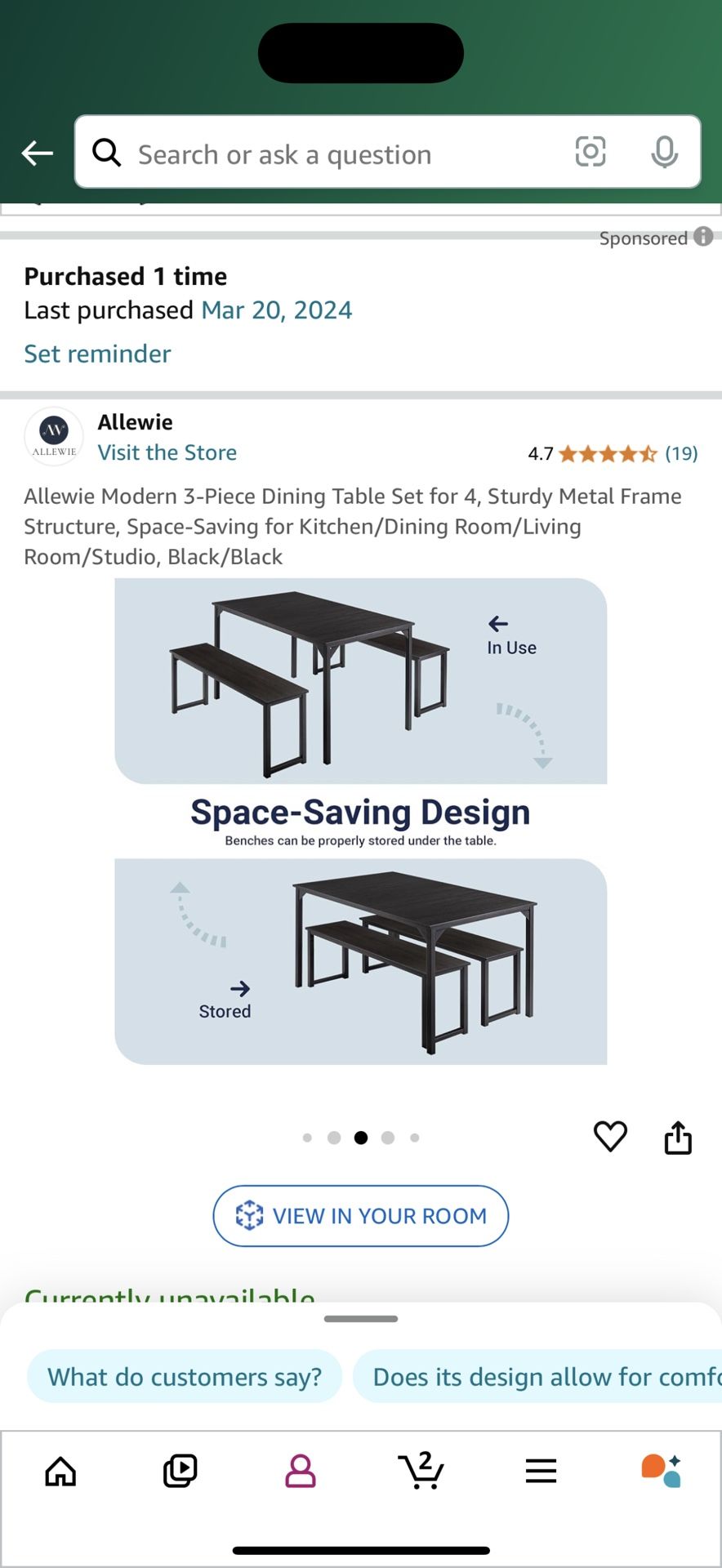 Black Dining Room Table