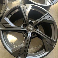 2023 Audi S3 OEM Sport Rims 18” Matte Black Wheels