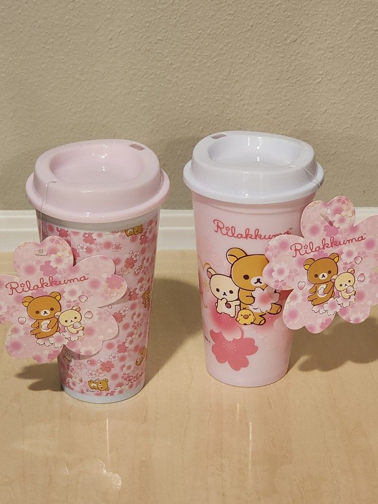 Rilakkuma Coffee Cups 16 Ounce Brand New Set Of 2