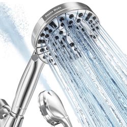 New Shower Head,10 Functions High Pressure shower head with handheld, Built-in Pause Mode & 2 Power Wash, Non-Clogging Nozzles High Flow Hand Held, Le