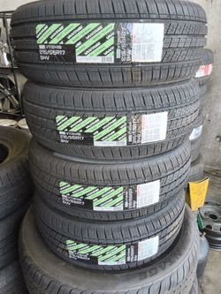 4- new tire 215 55 17 vintaje mount y balance (firm price)