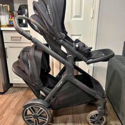 nuna double stroller