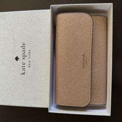 Kate Spade Rose Gold Wristlet New