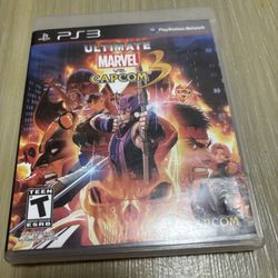 Ultimate Marvel vs Capcom 3 (Sony PlayStation 3, 2011 PS3) CIB Tested 
