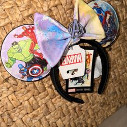 NEW Walt Disney Mickey Marvel Leather Ears