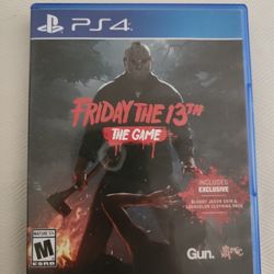 Friday The 13th Ps4/ps5 Game