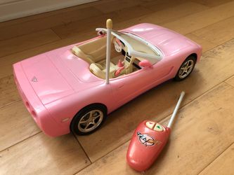 Barbie remote control convertible corvette