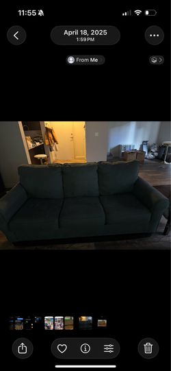Couch with bed