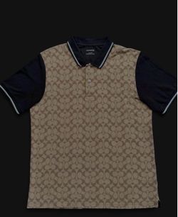 Coach Signature Monogram Polo Shirt
