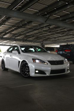 SSR 19x9 front 19x10 rear +35mm offset *CURB RASH*