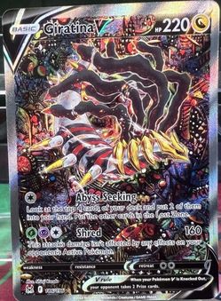 Giratina V Alternate Full Art 186/196 Ultra Rare