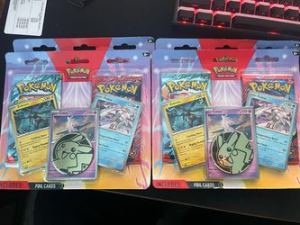 Pokemon Blister Packs w/ promo cards and pin