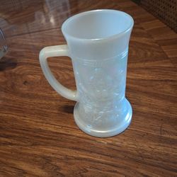1950's Glass Beer Stein 
