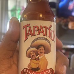 Fluffy Tapatío Bottle