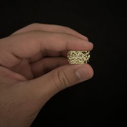 Gold Nugget Ring 