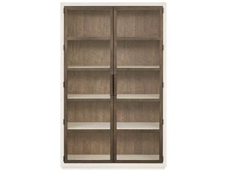Modern Mist Oak Display Cabinet