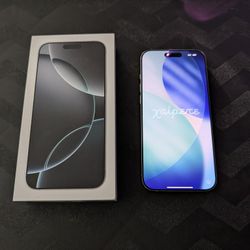 MINT iPhone 16 Pro Max 256GB — White Titanium — Unlocked