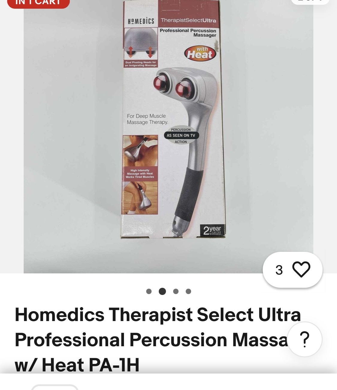 Percussion Massager With Heat