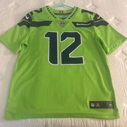 Nike Seattle Seahawks #12 color rush green NFL Jersey