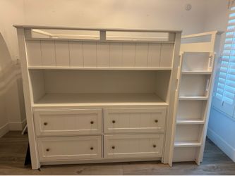 Twin Loft bed with dresser