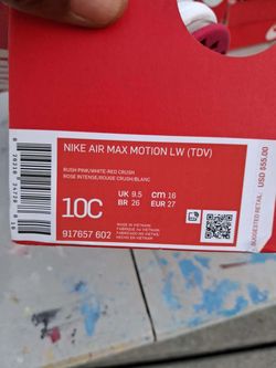 Nike Air Max Motion LW Toddler Sneakers Size 10C