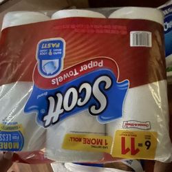 6 Roll Scott Paper Towels 