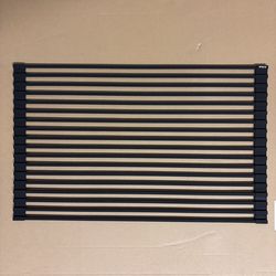 Kraus Roll-Up Dish Drying Rack – Multipurpose Over-Sink Rack (Black)
