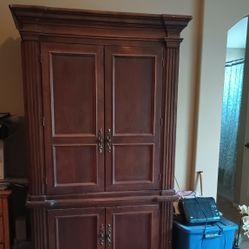 Solid Wood Cabinet Armoire 