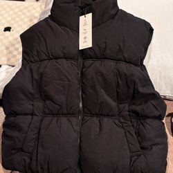 Black Puffer Vest