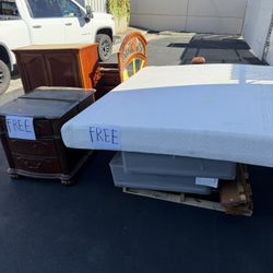 Free Bedroom Set, Mattress And Box Spring 