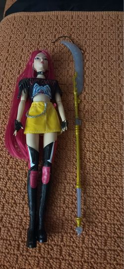 K-pop demon hunters Mira Fashion Doll Figure with Scythe Accessory
