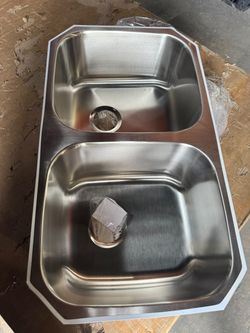 30" Double Sink