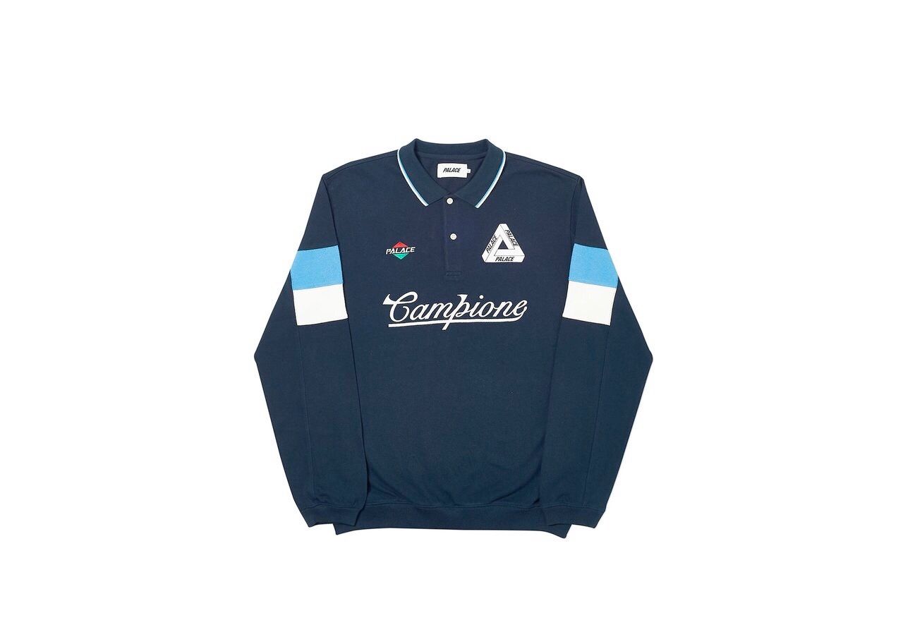 PALACE CROSS CREW NAVY 18ss Mサイズメンズ - urtrs.ba