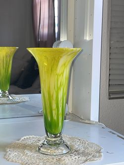 Artisans Of California Murano  Glass Vase