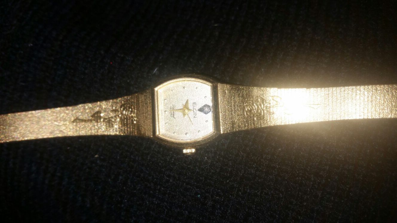 Elgin diamond watch