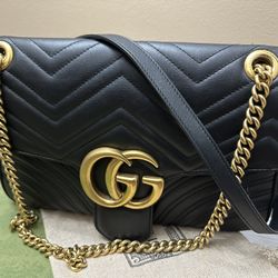 Gucci GG Marmont Black Large